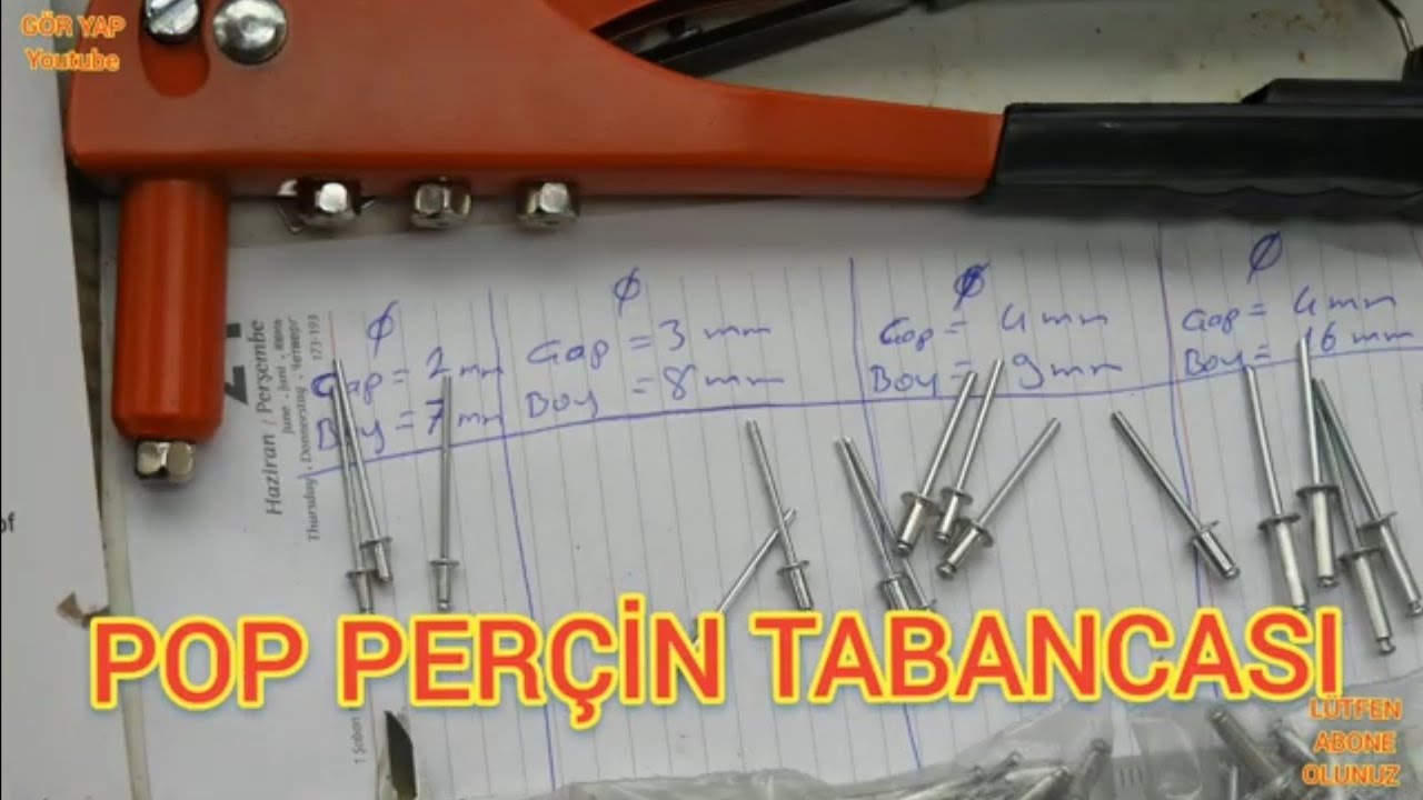Per&ccedil;in nasıl yapılır-Pop per&ccedil;in nasıl yapılır-Per&ccedil;in &ccedil;eşitleri-Per&ccedil;in delik &ccedil;apları-Per&ccedil;in tabancası