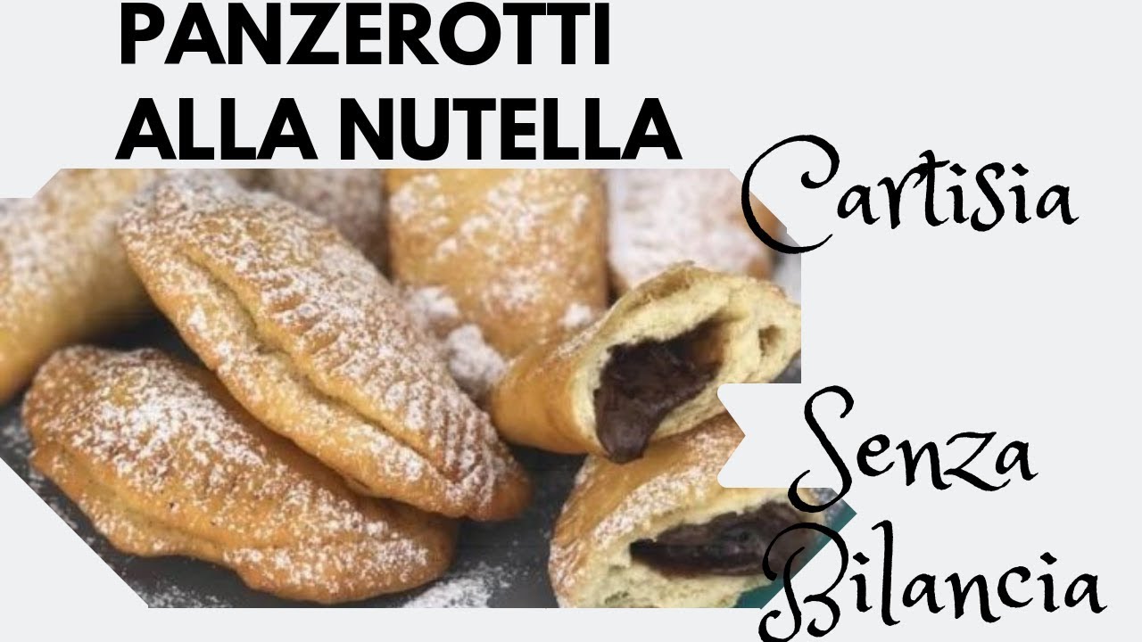 PANZEROTTI ALLA NUTELLA,SWEET PANZEROTTI WITH NUTELLA