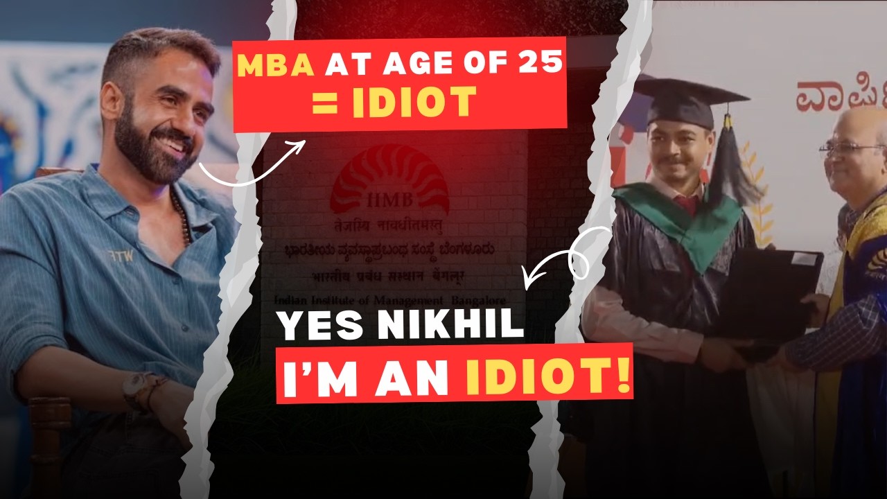 Nikhil Kamath Called MBA Students IDIOTS… Here’s My UNFILTERED Reply as an IIM Bangalore Alumni!
