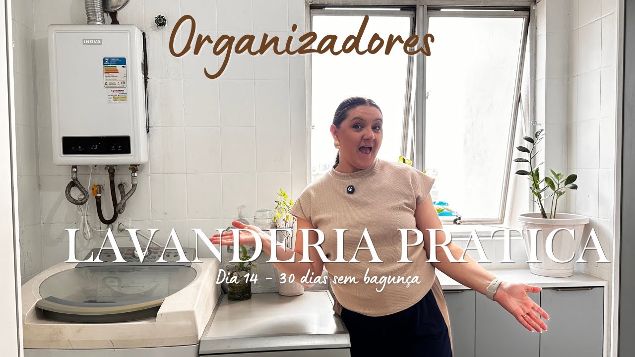 #30diassembagunça - DIA 14 - Esses organizadores mudaram minha lavanderia #organização #lavanderia