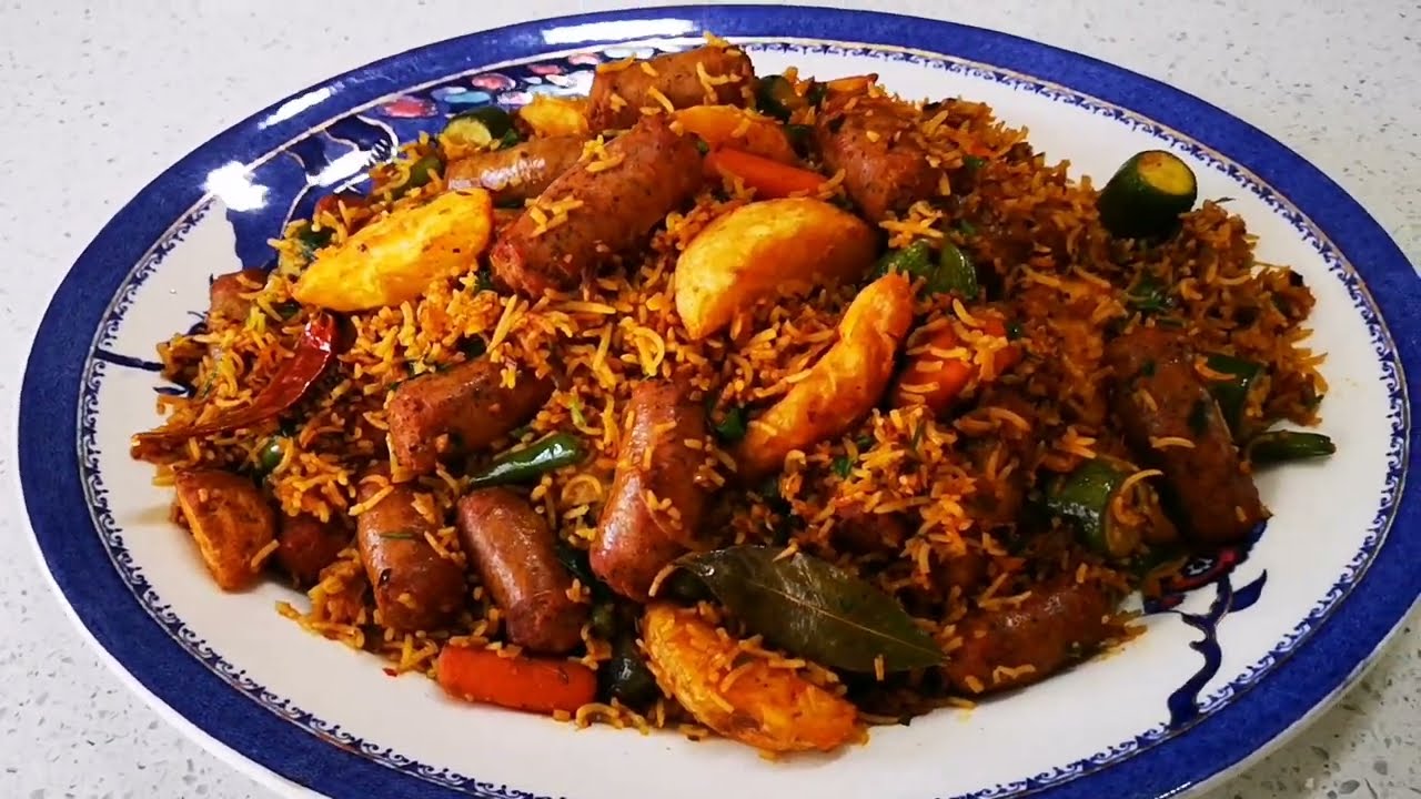 Sausage fried rice.