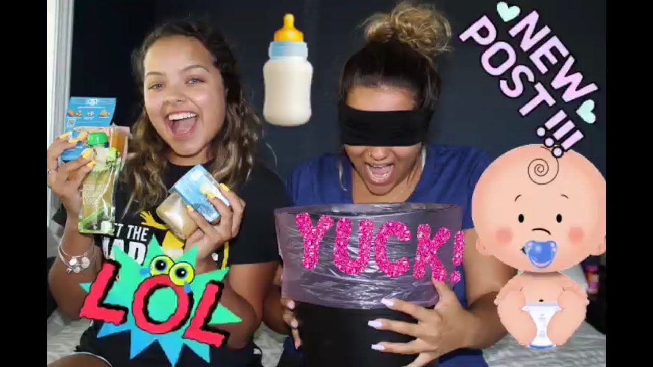 BABY FOOD CHALLENGE(almost vomit alert)!!!!