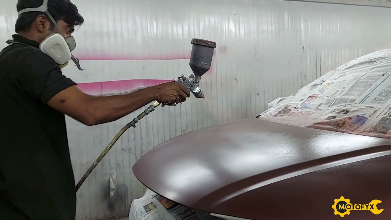 Honda City Complete Paint Overcoat At MotoFyx Mumbai | Car Denting & Painting | Superior Finish