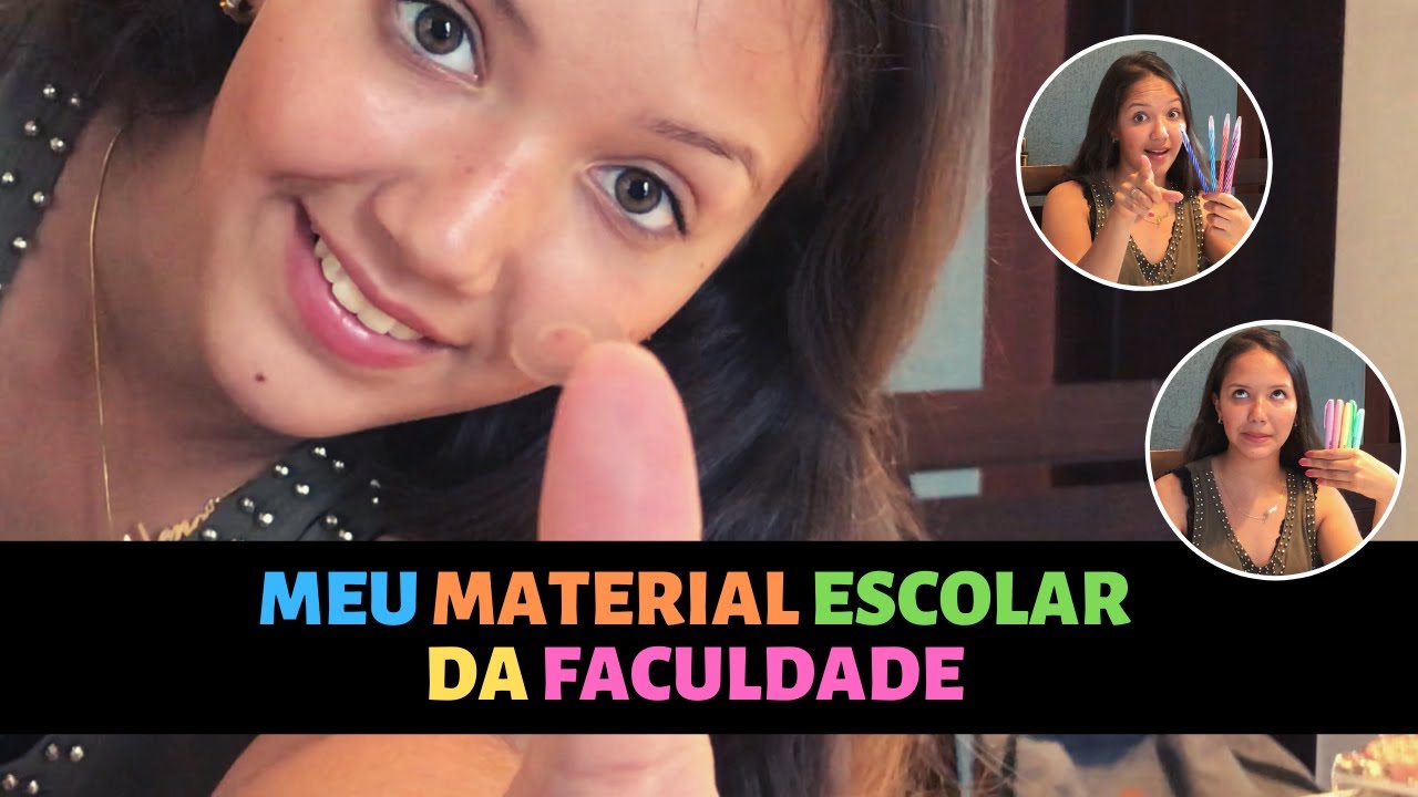 Meu material escolar da faculdade 2020 - Milena Rezende