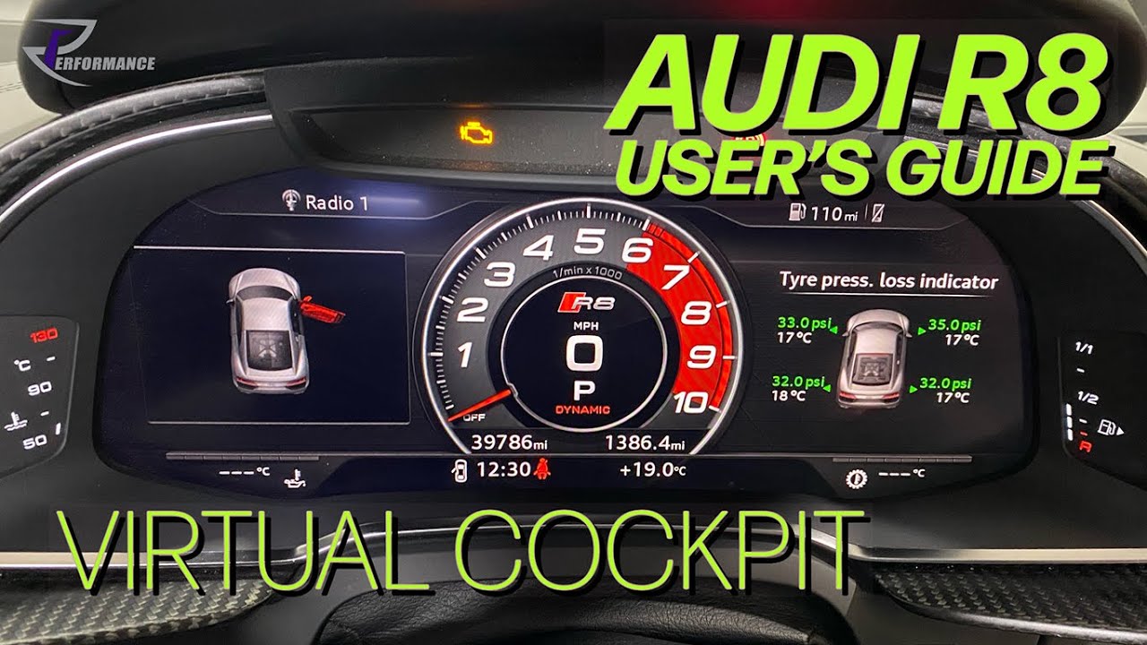 Audi R8 Virtual Cockpit — подробное руководство пользователя