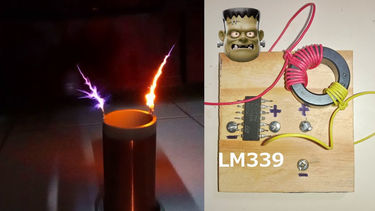 LM339 - Frankenstein Tesla Coil SSTC - 30VAC