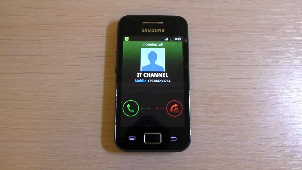 Samsung Galaxy Ace Incoming Call & Bootanimation
