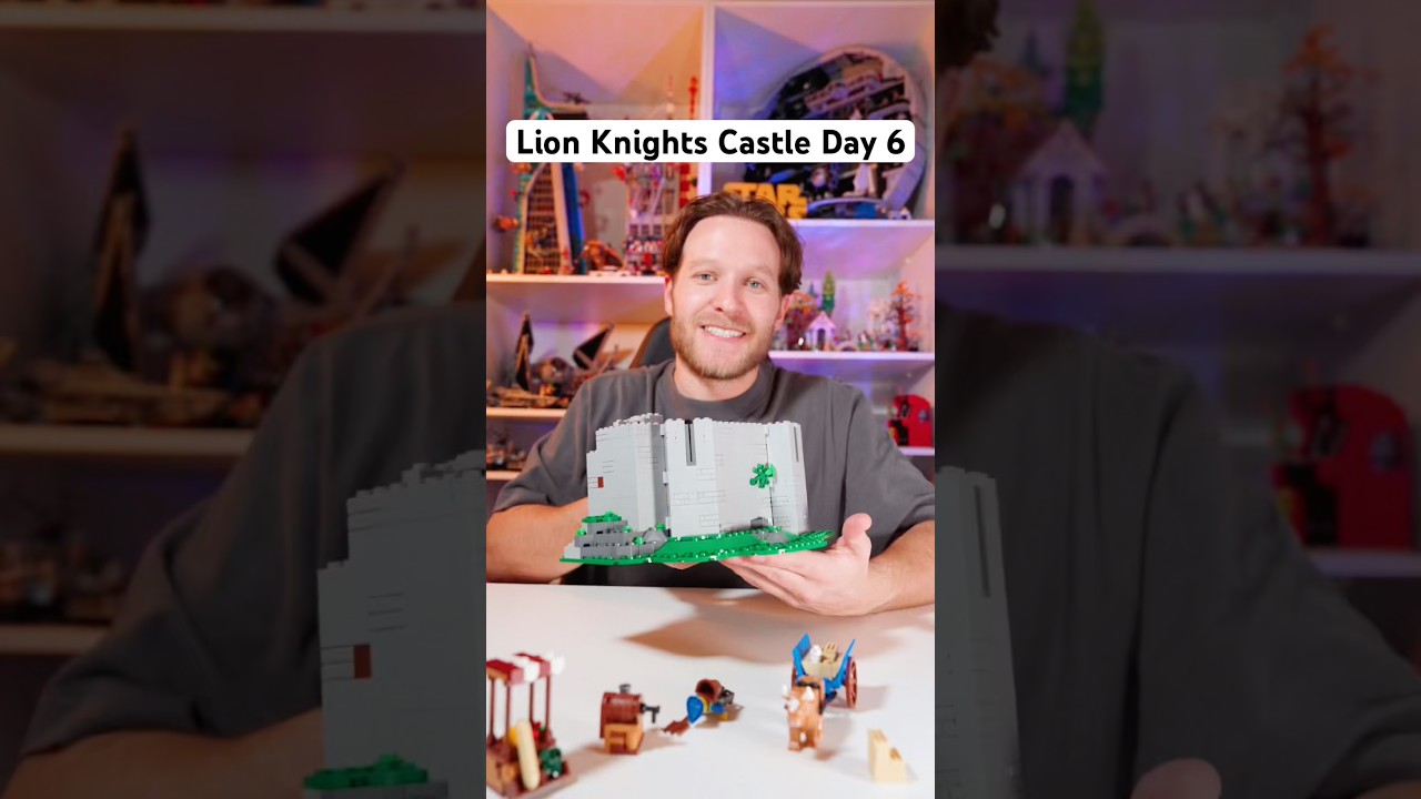 Строим замок Львиных Рыцарей из LEGO!