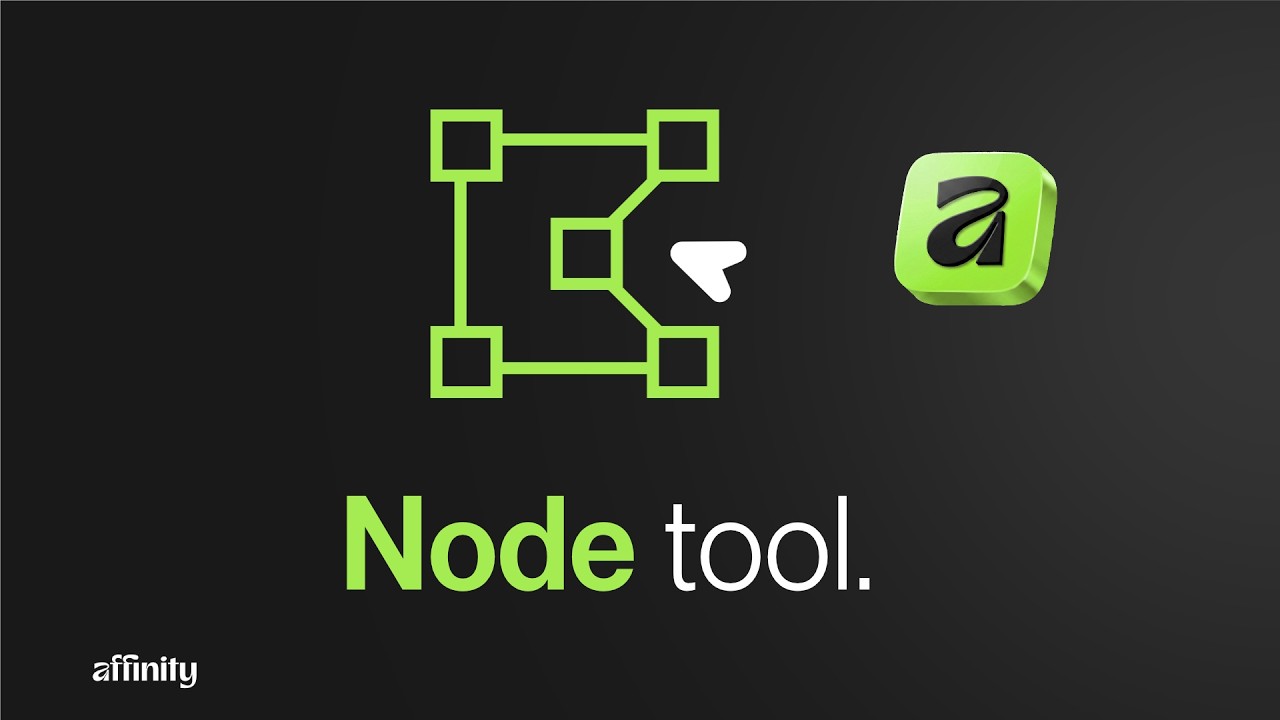 How the node tool works in Affinity Studio?.