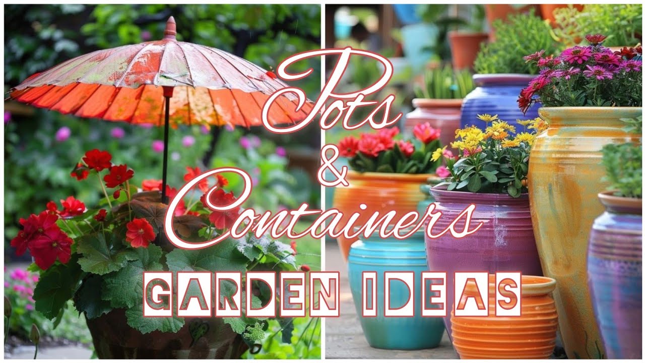 Beautiful garden planter ideas for backyard and outdoor space | Garden containers ideas you must see