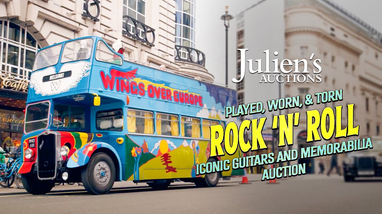 Paul McCartney | 1972 Wings Tour Bus Up For Bid | Join the Tour Around London and Bid Now!