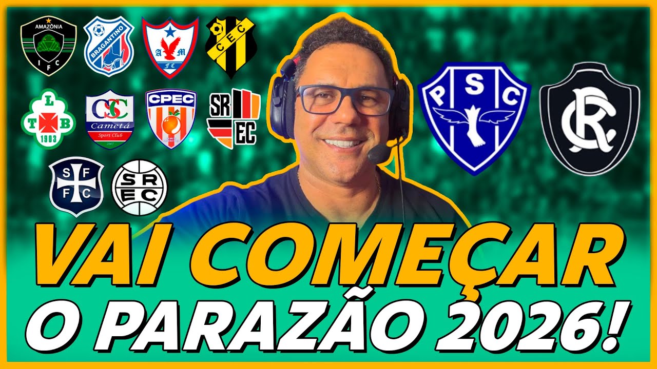 🔴 AO VIVO | VAI COMEÇAR O PARAZÃO 2026 | SORTEIO DE INGRESSOS!