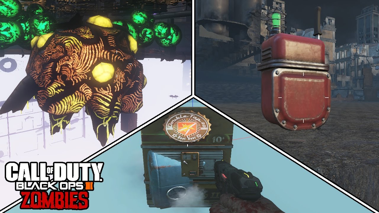 10 OUTSIDE THE MAP SECRETS IN BLACK OPS 3 ZOMBIES!