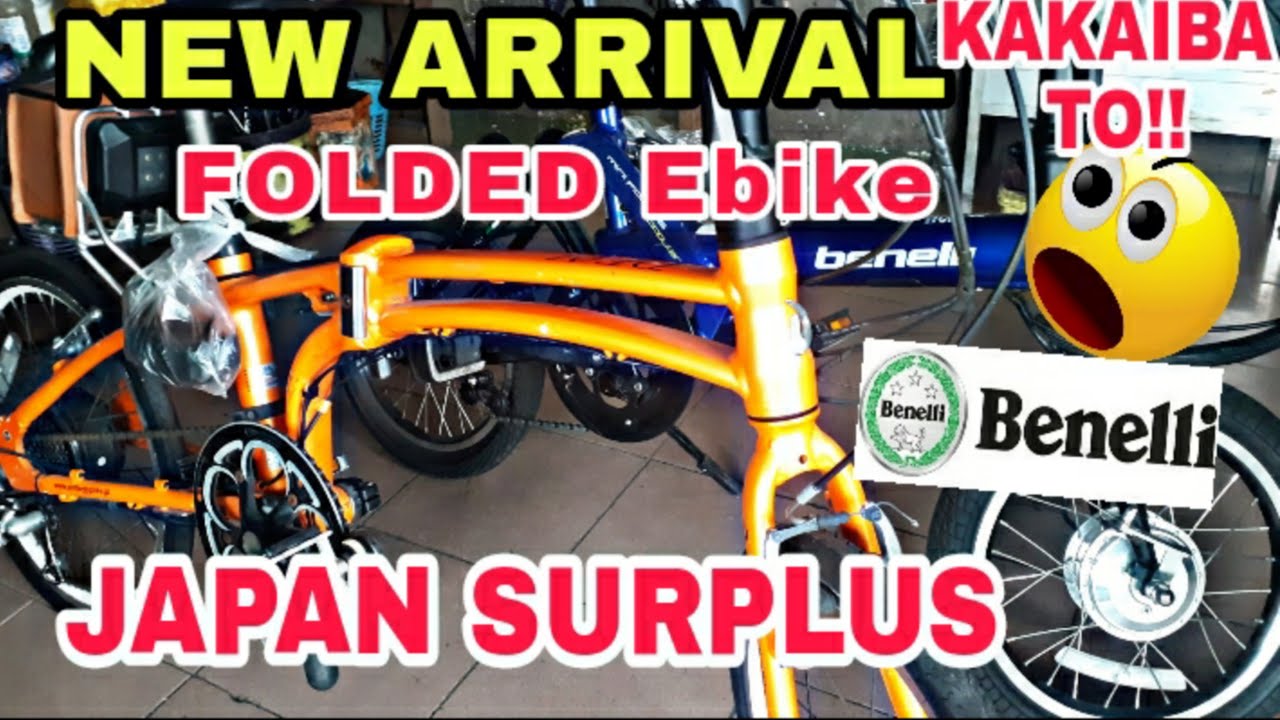NEW ARRIVAL JAPAN SURPLUS  NA FOLDED ELECTRIC BIKE BRANDED
