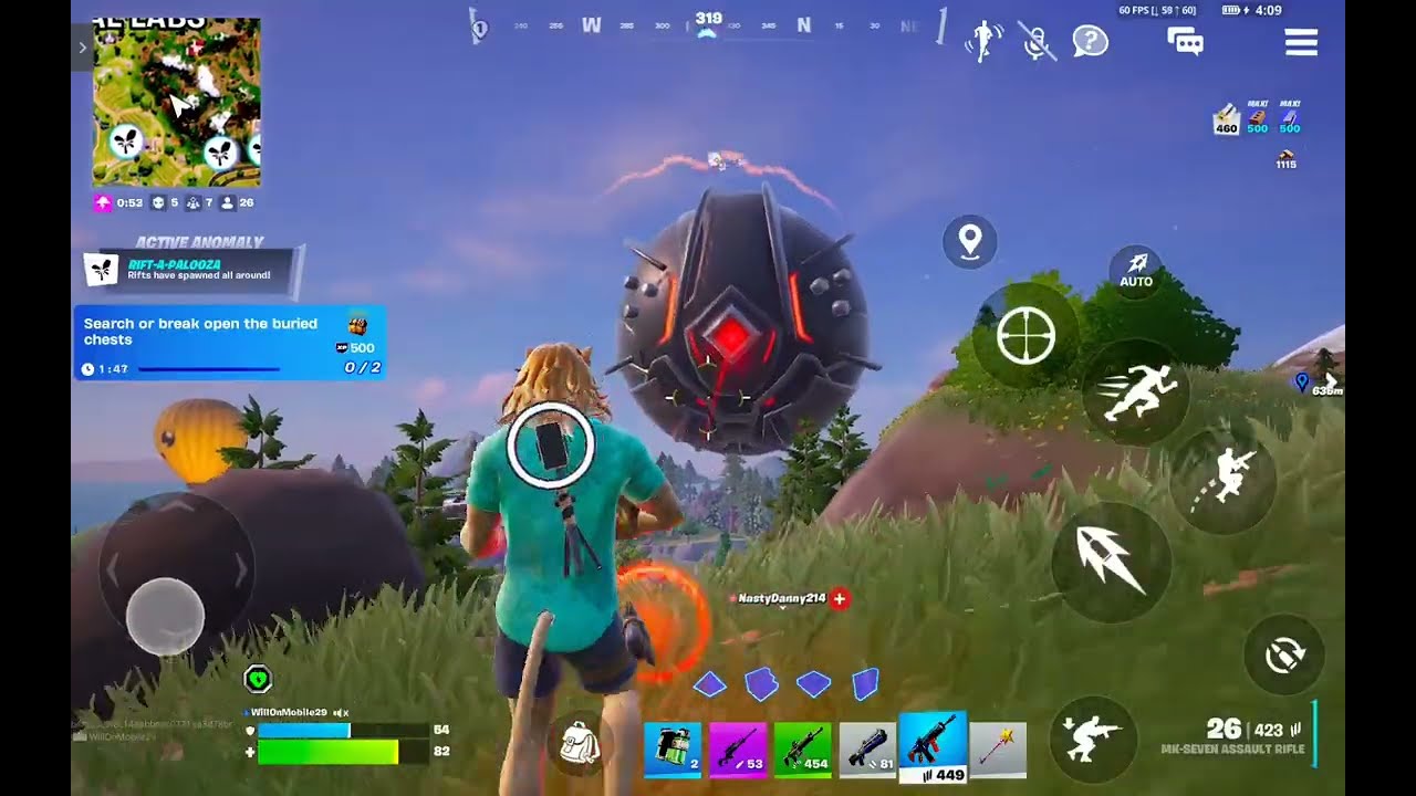 IT SHOT ME (The Dark Harvester kills me)