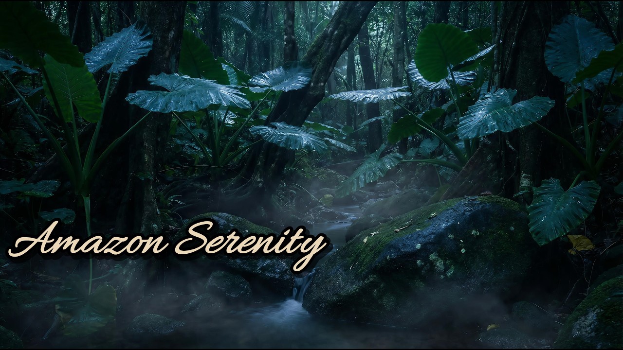 Mystic Amazon Calm 🌿 Cello, Flute & Piano for Meditation & Stress Relief