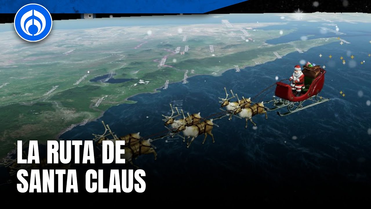 La tecnología alcanza a Santa Claus: ¡Rastrea su viaje!