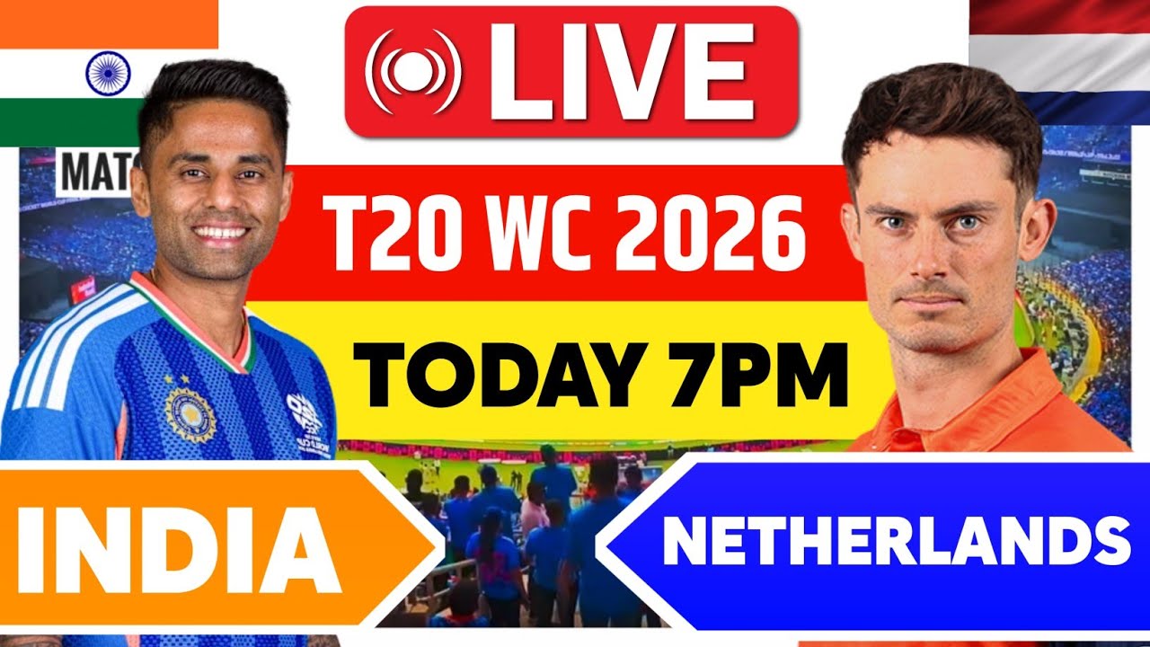🔴Ind vs Ned T20 WC 36th T20 Ind BAT Last Overs | India vs Netherlands Live Match Analysis & Fan Chat
