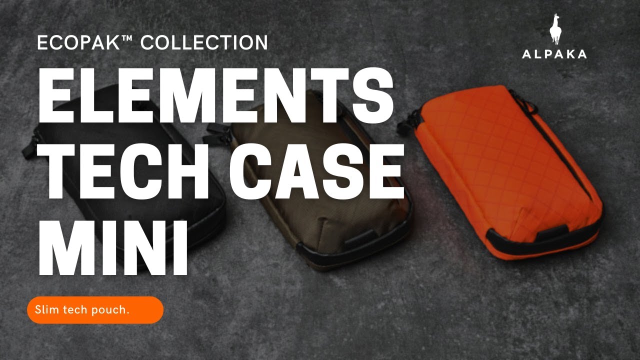 ALPAKA Elements Tech Case Mini ECOPAK Collection