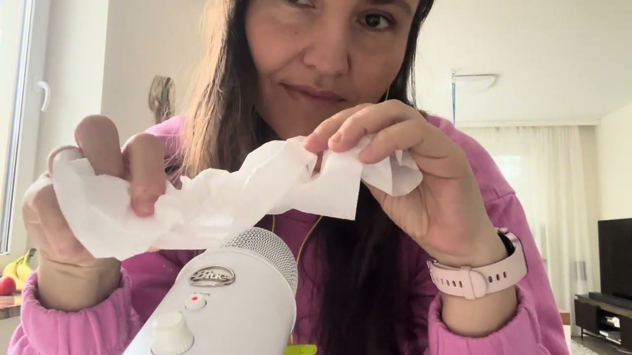 [ASMR] Soft Whispers… Then Intense Paper Crushing on Mic ♡ 