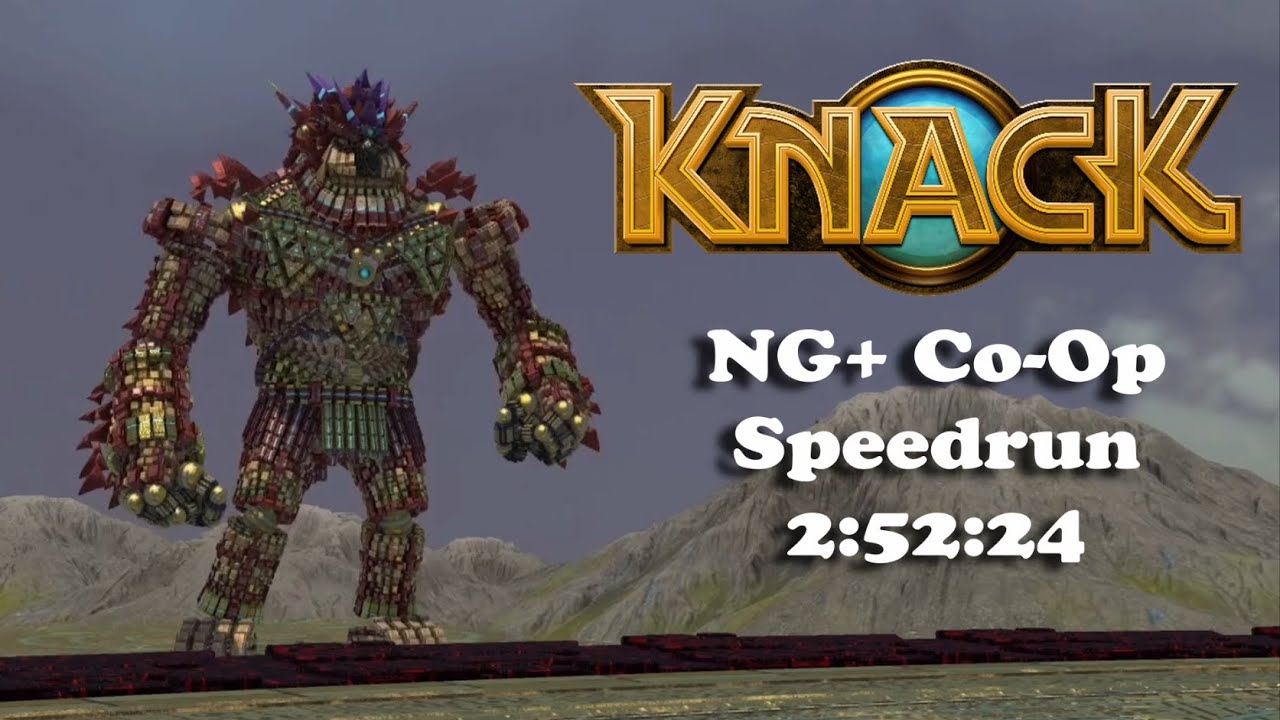 Knack Co-Op Speedrun in 2:52:24 [NG+] (WR)
