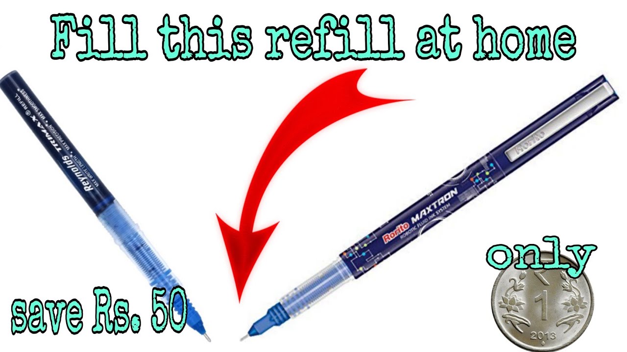 Fill the refill of Trimax, Maxtron, Robomax, T-Max at home |Only Rs.1 | JAY SHREE RAM