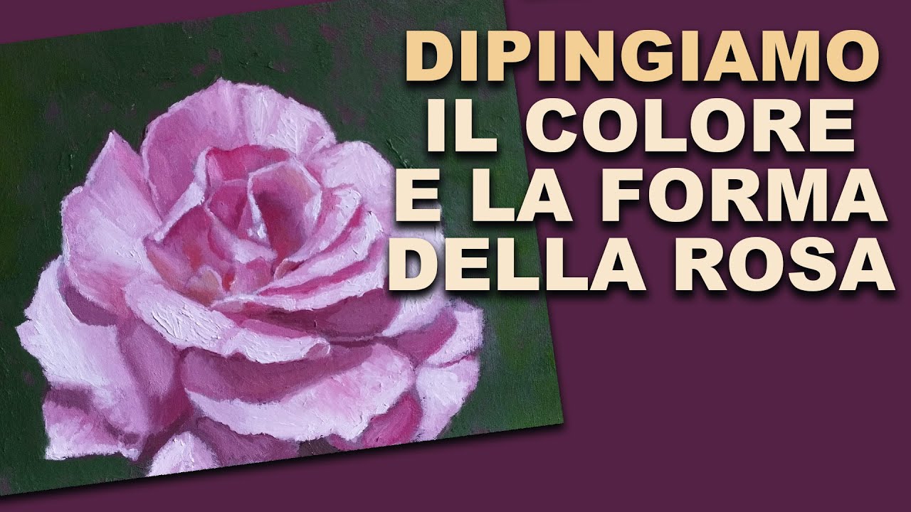 Metodo per dipingere la struttura dei petali di una rosa