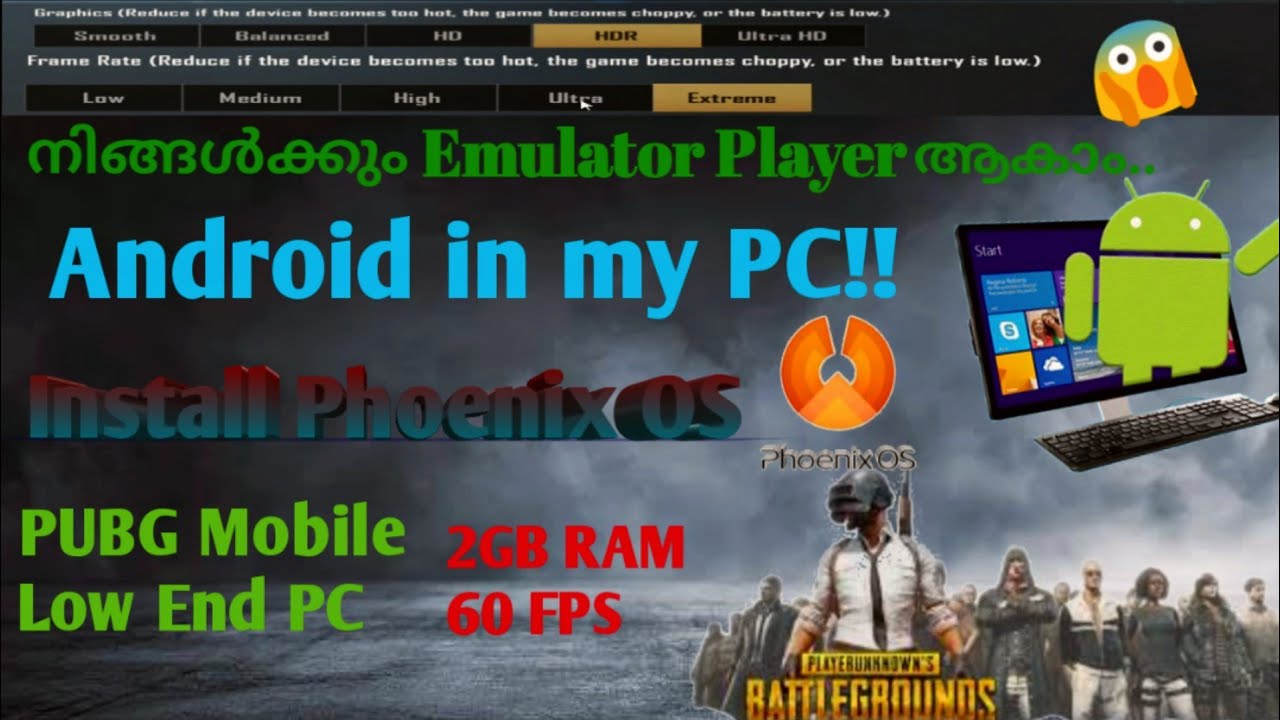 How to install Phoenix OS (Android) on PC in Malayalam