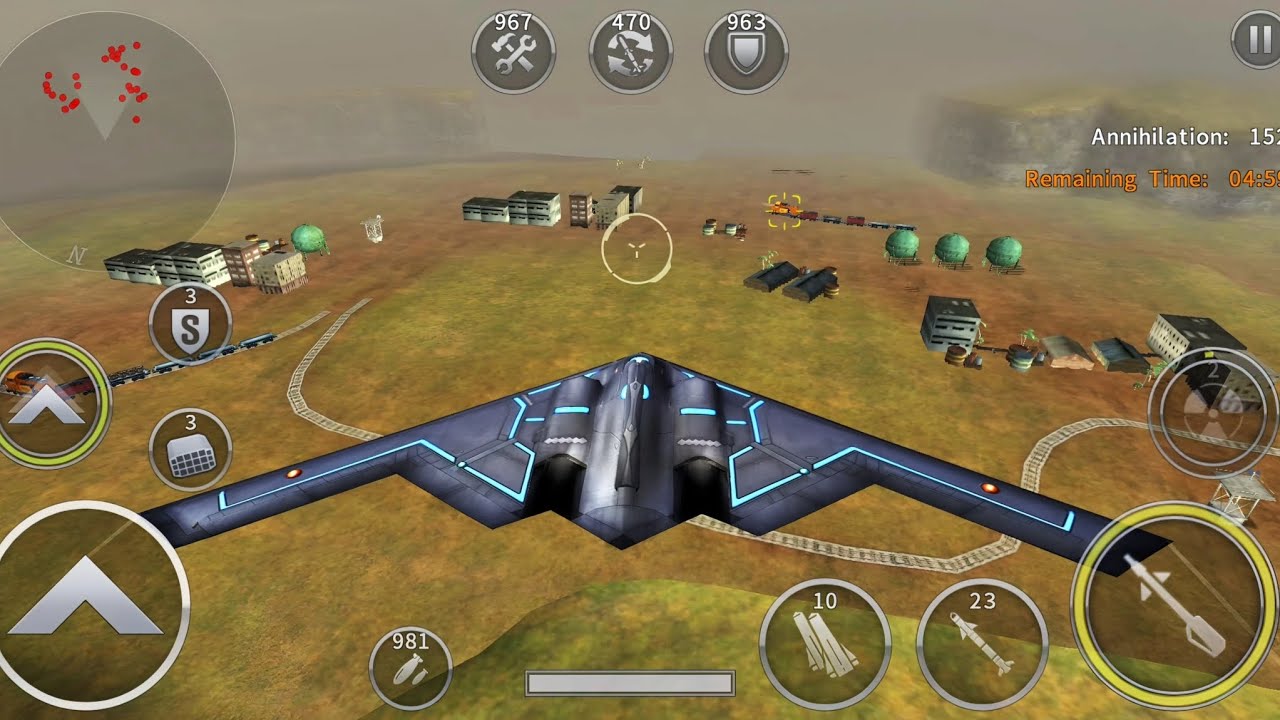 Gunship Battle: B-2 NEO SPIRIT tier7 premium aircraft gameplay