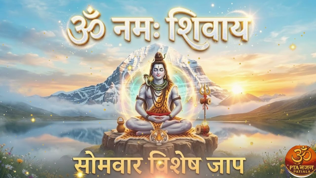 सोमवार संध्या काल: ॐ नमः शिवाय जाप | Evening Shiva Mantra to Remove Stress | PTA Bhajan Patiala