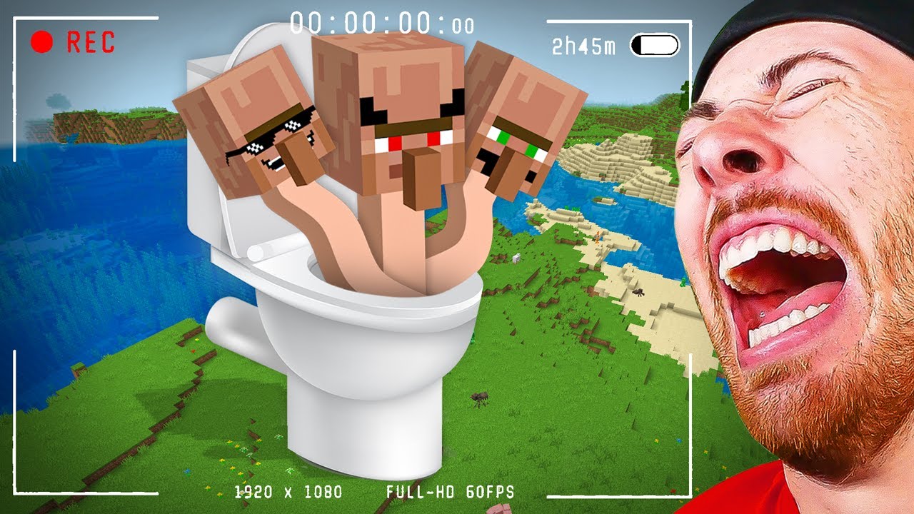 SKIBIDI TOILET MINECRAFT! YOU LAUGH = DELETE MINECRAFT Challenge!