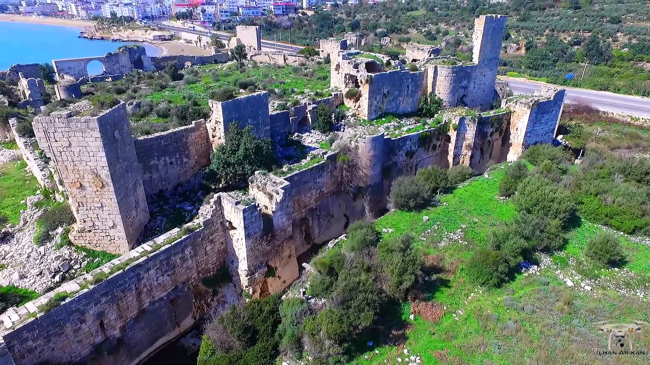 Castle by the sea - Kızkalesi, Corycus, Mersin by Phantom 3 Pro