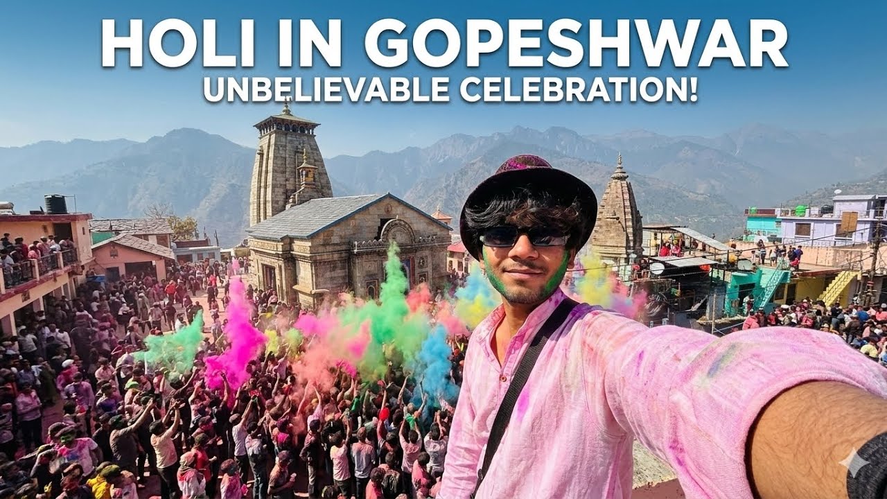 Real Pahadi holi in gopeshwar Uttarakhand❤️🔥😍