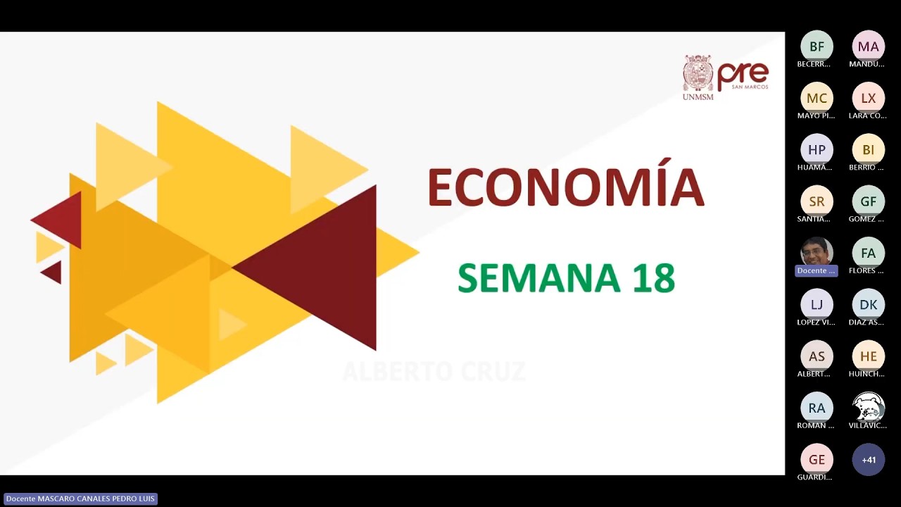 Economía - Semana 18 - Pre San Marcos Ciclo 2025-II (Nuevo Ciclo)