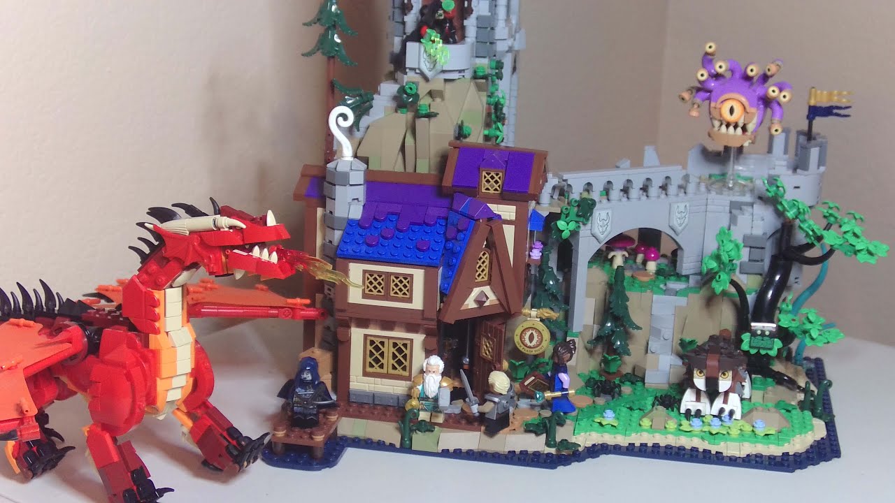 Dungeons & Dragons: Red Dragon's Tale Review - Lego Ideas Set 21348