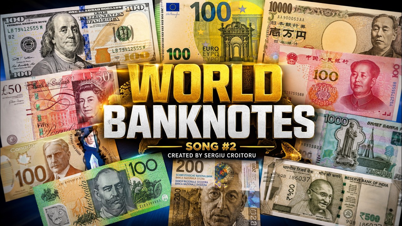Countries of the World Song #2 | World Banknotes - Sergiu Croitoru