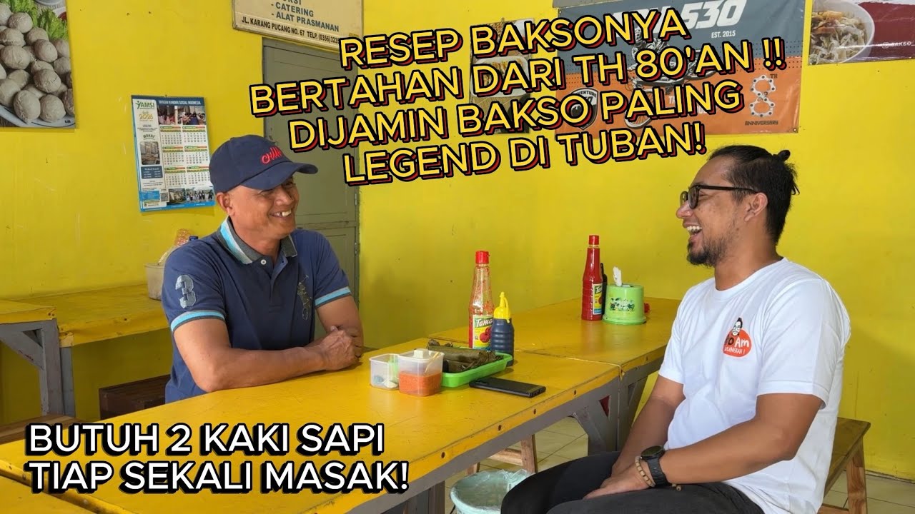DARI TAHUN 80-AN RASA GAK BERUBAH! BAKSO PALING LEGEND DI TUBAN! 🕒🔥