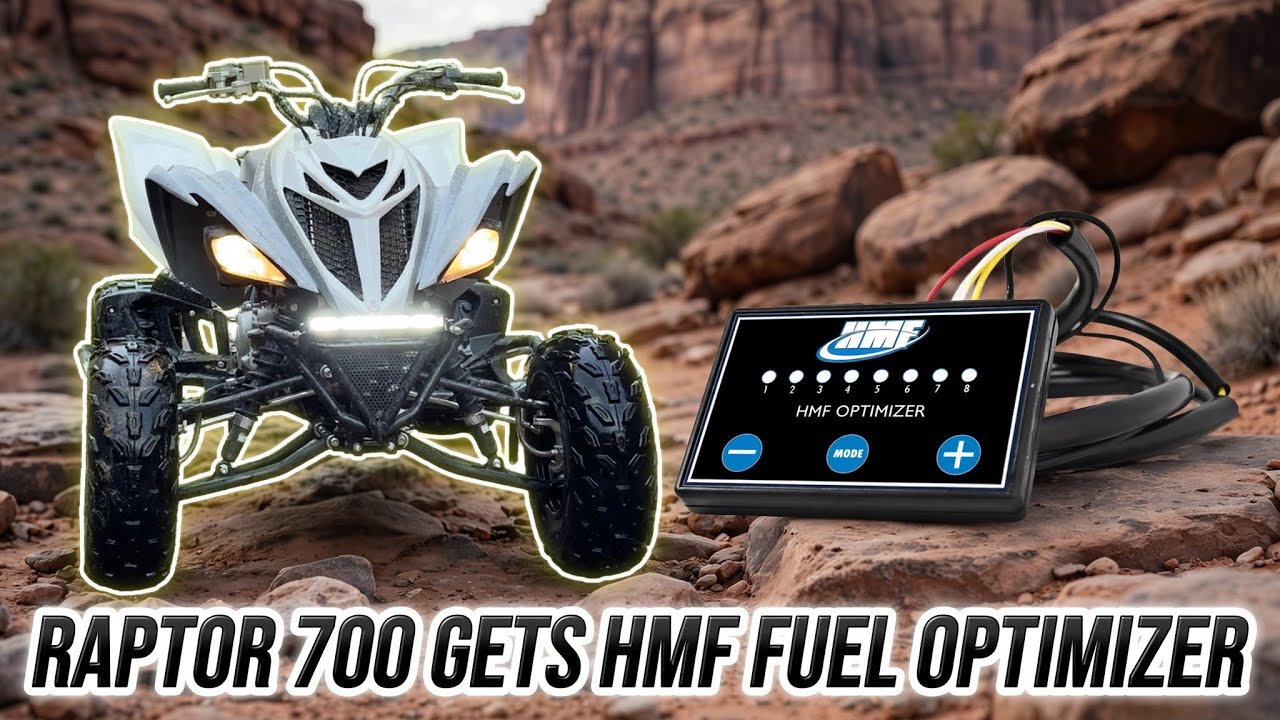 2025 Yamaha Raptor 700R HMF ￼ Fuel optimizer install