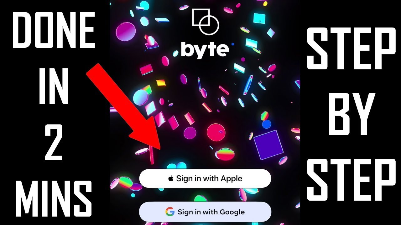 How to Create a New BYTE Account in 2 Minutes 2020