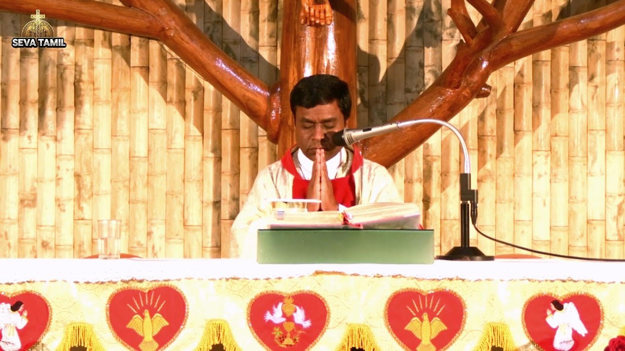 Fr. Anbu MC |Third day of Triduum | Tamil Holy Mass | Infant Jesus Shrine #Pushpashrama