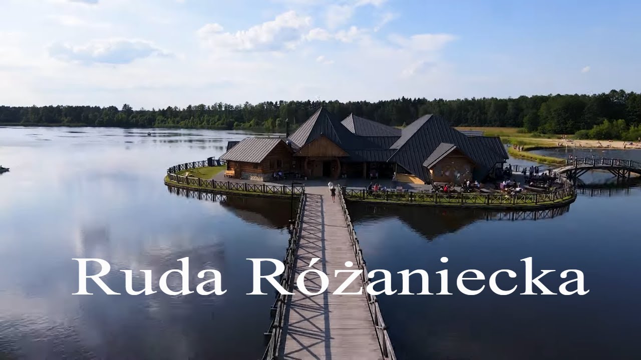 Ruda Różaniecka | Dębowy Dwór, zalew, kąpielisko | Piękne Roztocze | Beauty of Poland | video dron