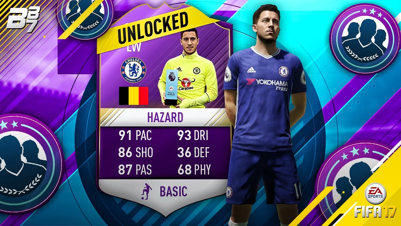 EPL PLAYER OF THE MONTH SQUAD BUILDER CHALLENGE! (SBC 90 POTM HAZARD UNLOCK)