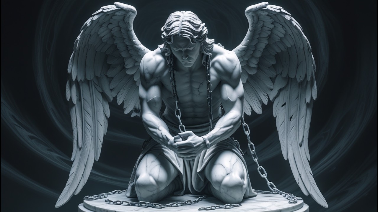 The Fallen Angel: Broken Chains and Sorrow | Fallen Angel, Dark Cinematic