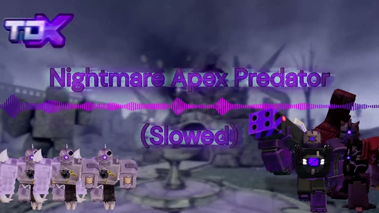 Nightmare Apex Predator (Slowed) I TDX Soundtrack