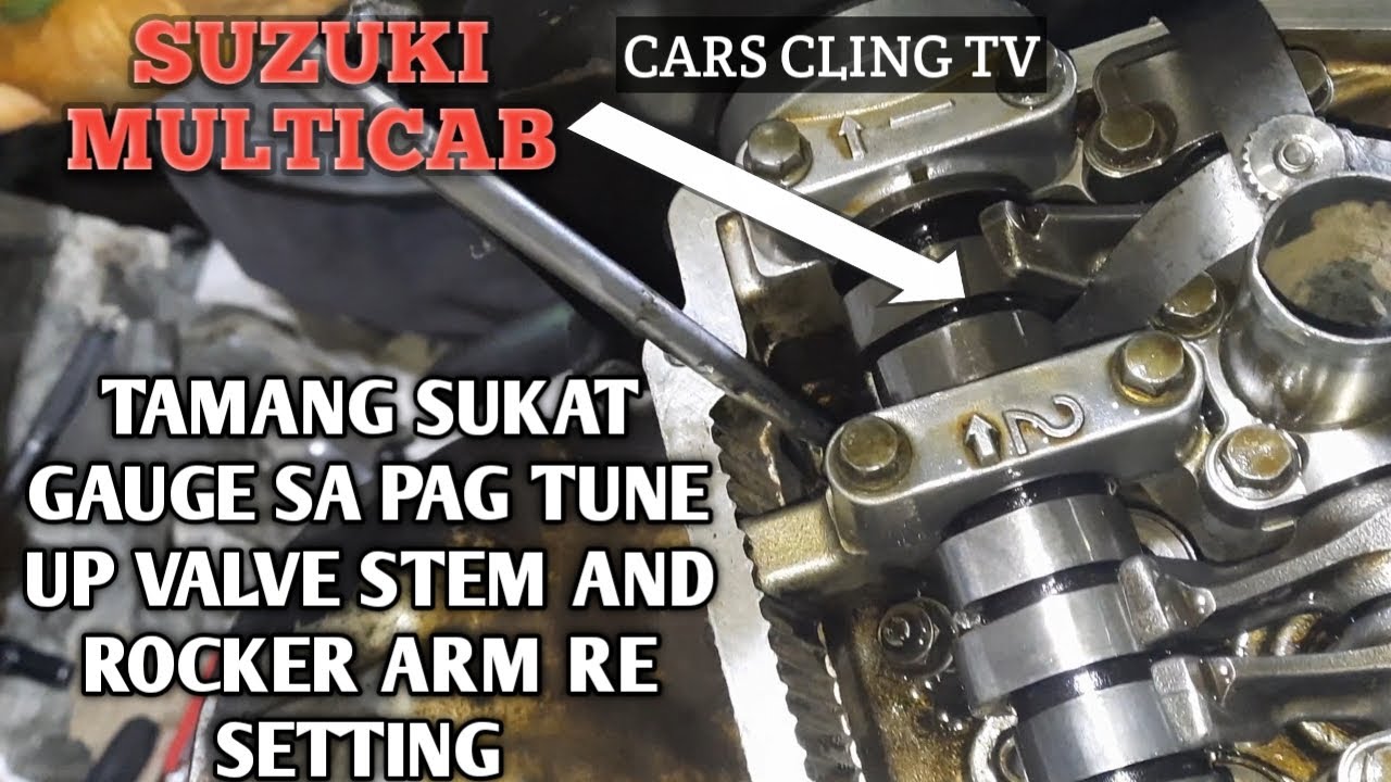 VALVE CLEARANCE SET UP DURING TUNE UP NG SUZUKI TRANSFORMER MULTICAB PANO ALAMIN BASIC POINTERS