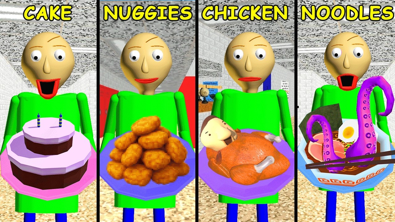 Baldi Loves Food But it SLOWLY Gets More Weird...