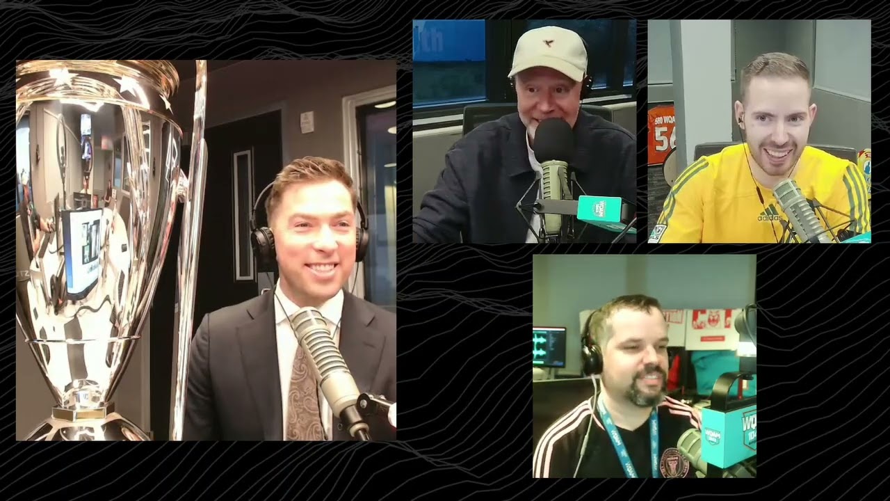 MLS Cup Trophy & broadcaster Kevin Egan LIVE in studio to preview Messi + Inter Miami MLS Final