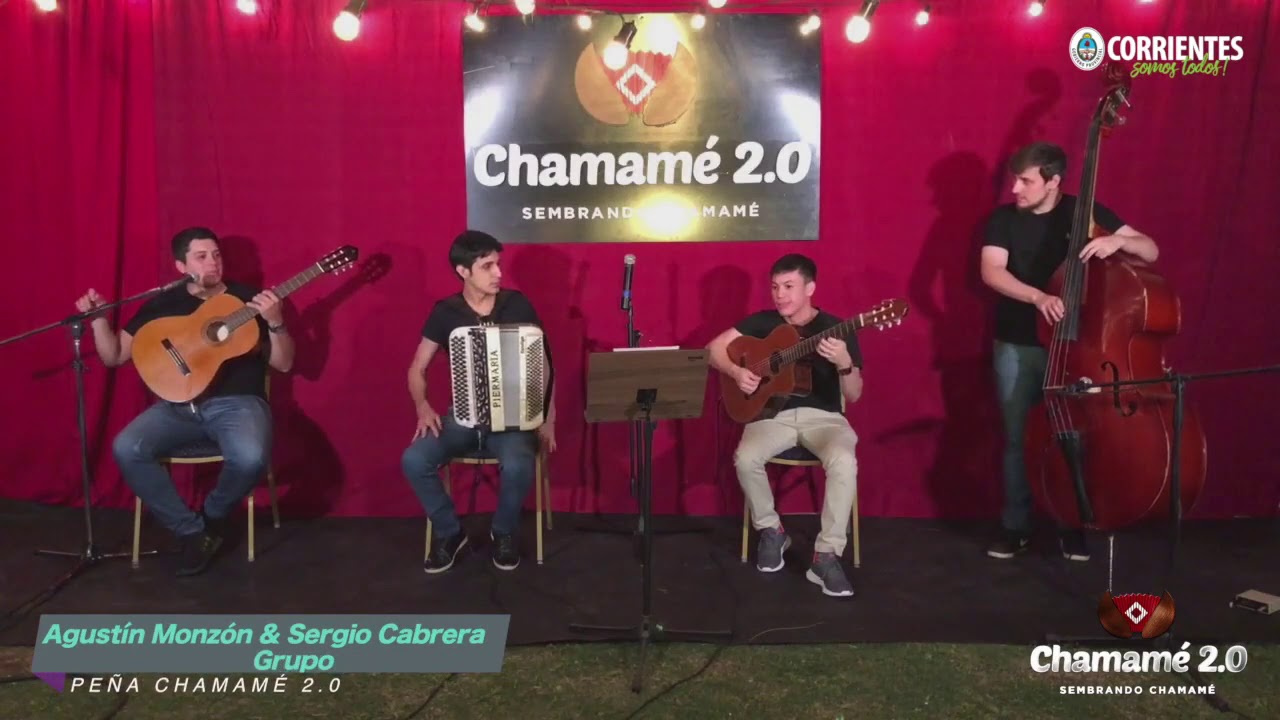 Agustin Monzón y  Sergio  Cabrera Grupo. Peña Chamamé 2.0