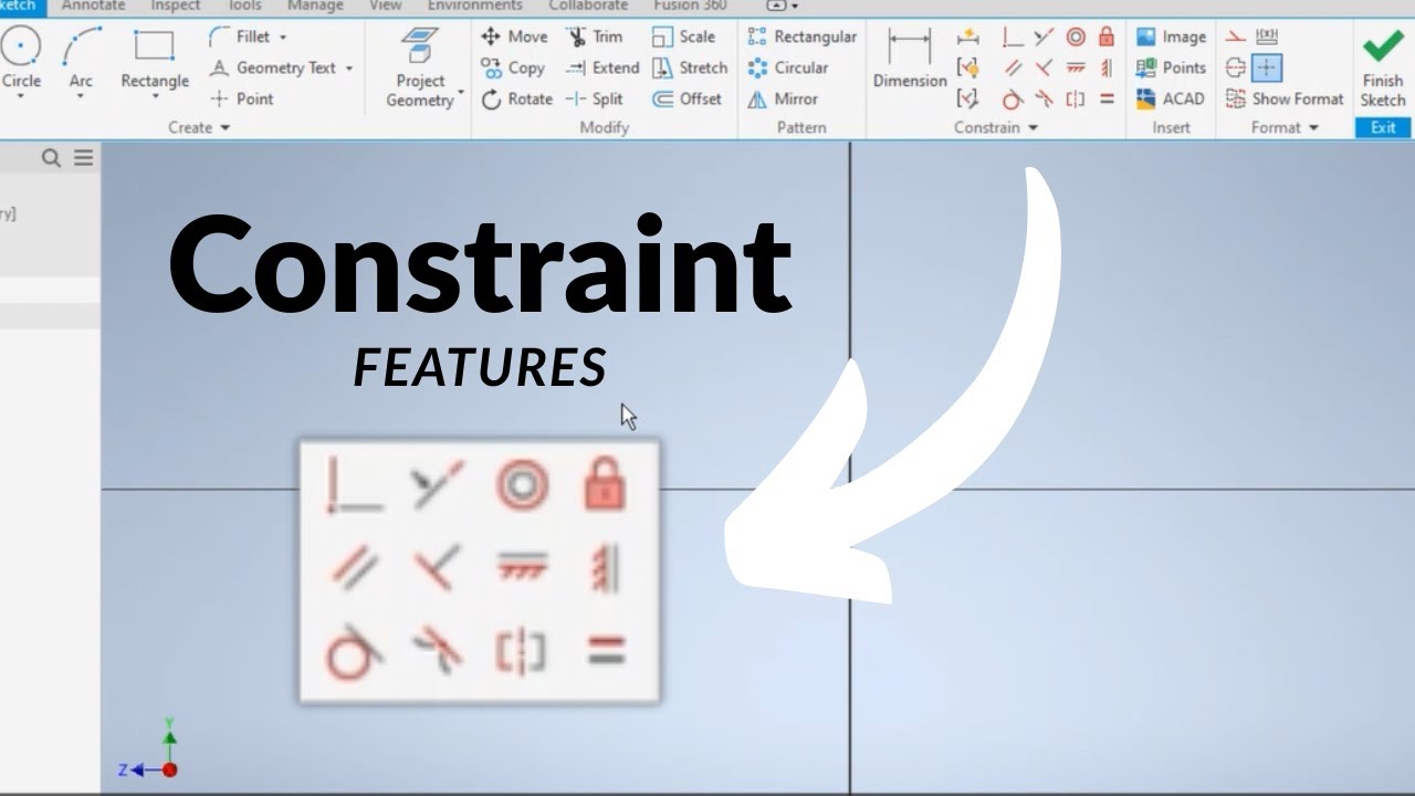 Cara menggunakan Fitur Constraint pada Autodesk Inventor 2023