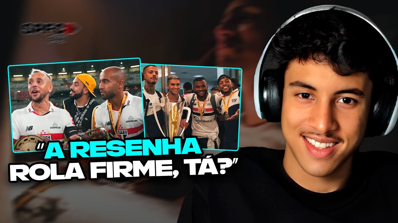 REACT DO RENATINHO: @saopaulofc - BASTIDORES DO TÍTULO DA SUPERCOPA REI | SPFC PLAY